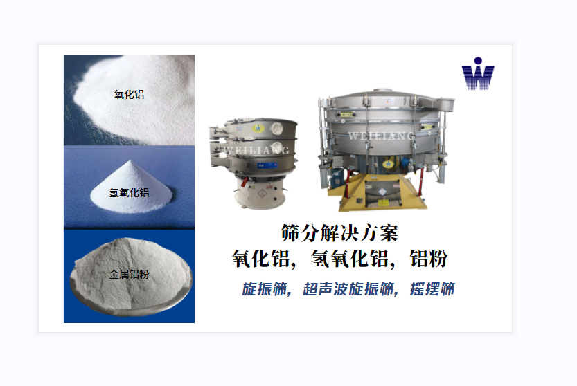 氧化鋁、氫氧化鋁、金屬鋁粉篩分案例